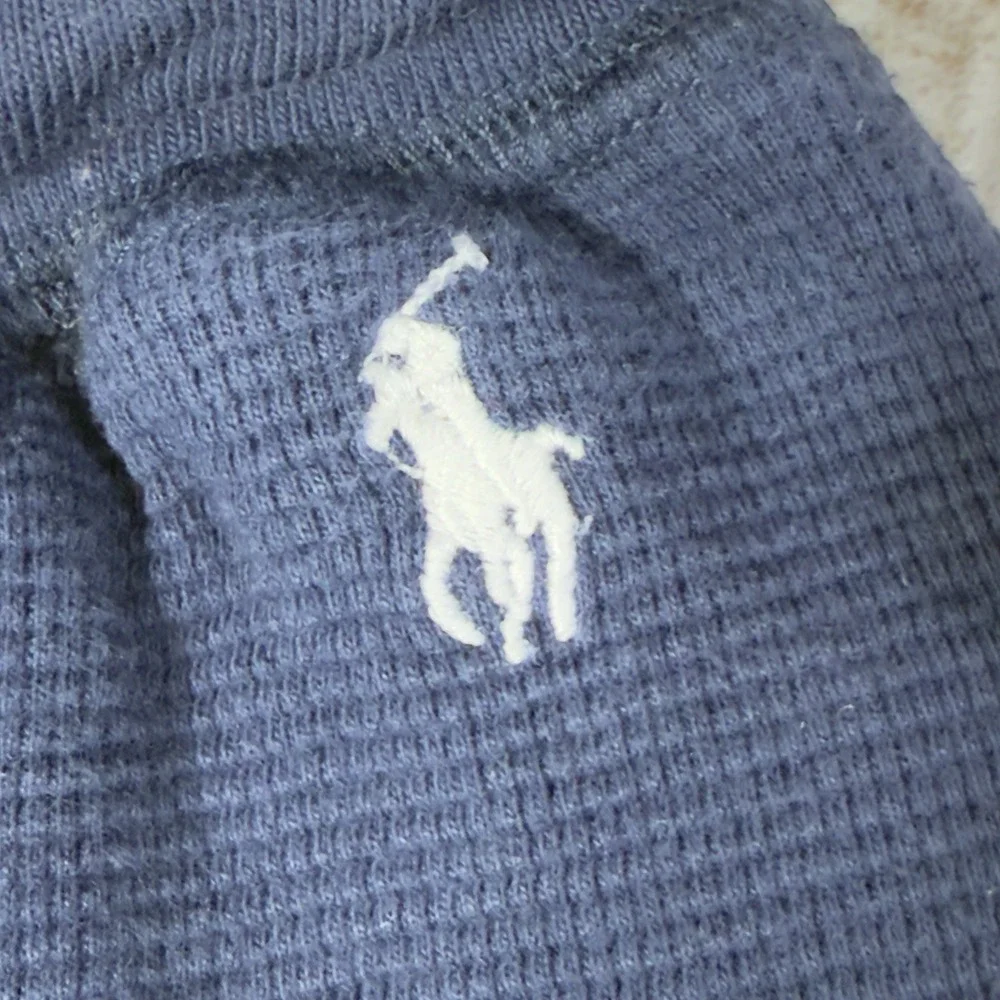 Polo Ralph Lauren Sleep/lounge Shorts Mens Large Navy Blue Waffle Knit